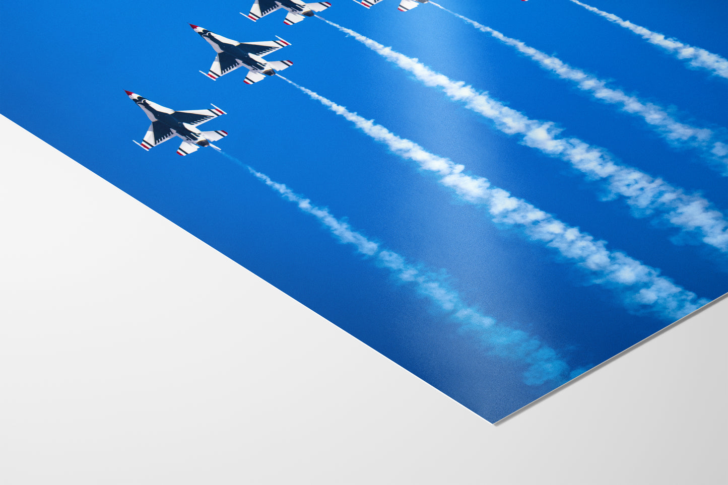 US Airforce Thunderbirds F-16 Fighting Falcon Aviation Artwork, Military Jet Fighter Wall Decor, Aviation Photo, Man Cave or Garage Art