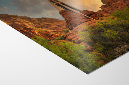 Chapel of the Holy Cross Sedona Arizona Desert Picture, Southwestern Wall Art, Church Landscape Print, Office Decor, Cubicle & Home Wall Art