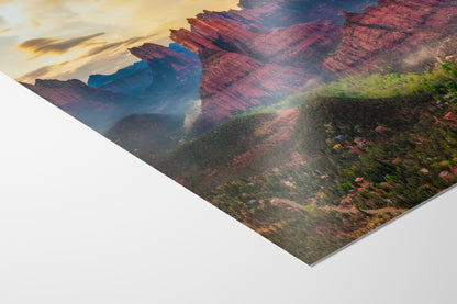 Cathedral Rock View, Sedona Arizona Desert Picture Nature Photo Relaxation Artwork for Meditation, Office, and House Decor