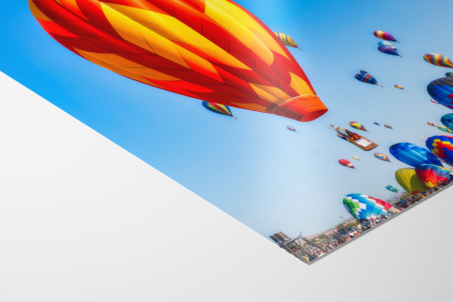 Hot Air Balloon Festival Mass Ascension | Albuquerque New Mexico Balloon Fiesta Wall Art | Office, Cubicle & House Decor