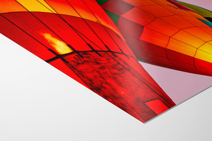 Hot Air Balloon Festival Morning Glow Photo | Albuquerque New Mexico Balloon Fiesta Wall Art | Office, Cubicle & House Decor