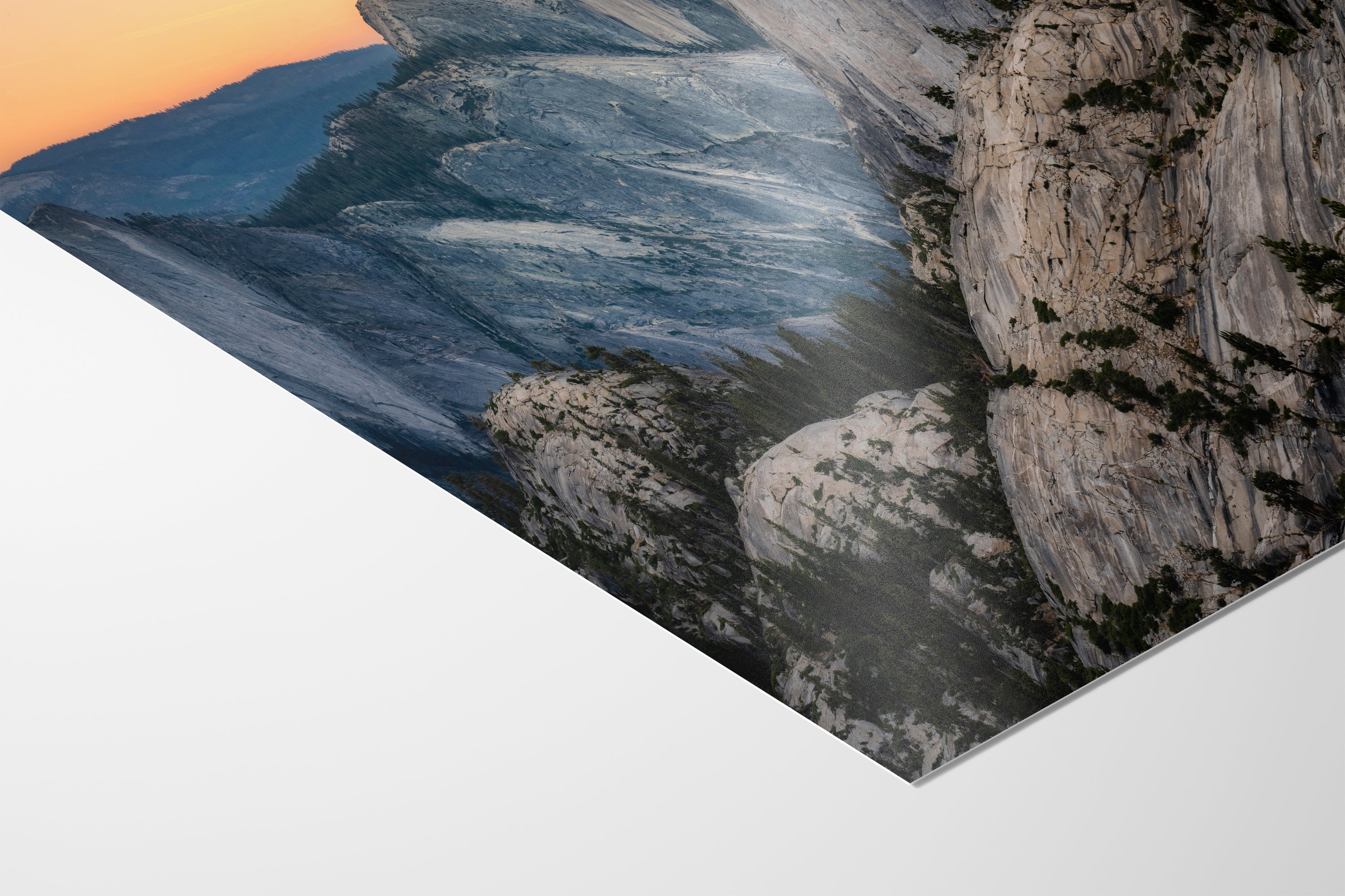 Glacier Point Yosemite National Park Mountain Picture, Half Dome Nature Photo Canvas Relaxation Artwork