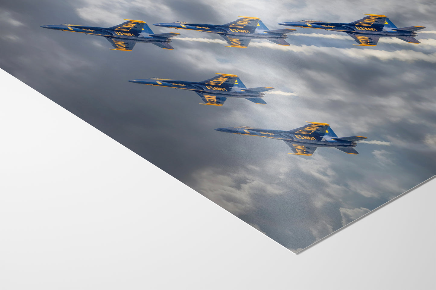 Blue Angels Artwork, FA-18 Super Hornet Military Aircraft Aviation Wall Decor