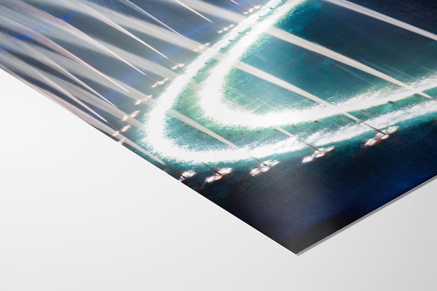 Bellagio Las Vegas Water Picture, Relaxation Artwork, Night Water Display Wall Decor, Ethereal Cityscape Photography