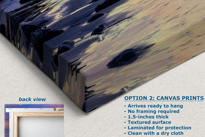 Pfeiffer Beach Sunset, Big Sur California Coastline Ocean Picture Nature Photo, Relaxation Artwork, Meditation, Office House Decor