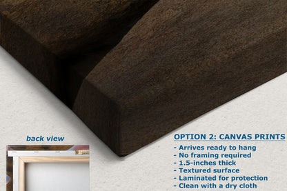 Lone Pine & Mobius Arch Mountain Picture, Nature Photo from Alabama Hills for Relaxation Art for Meditation, Office, and House Decor