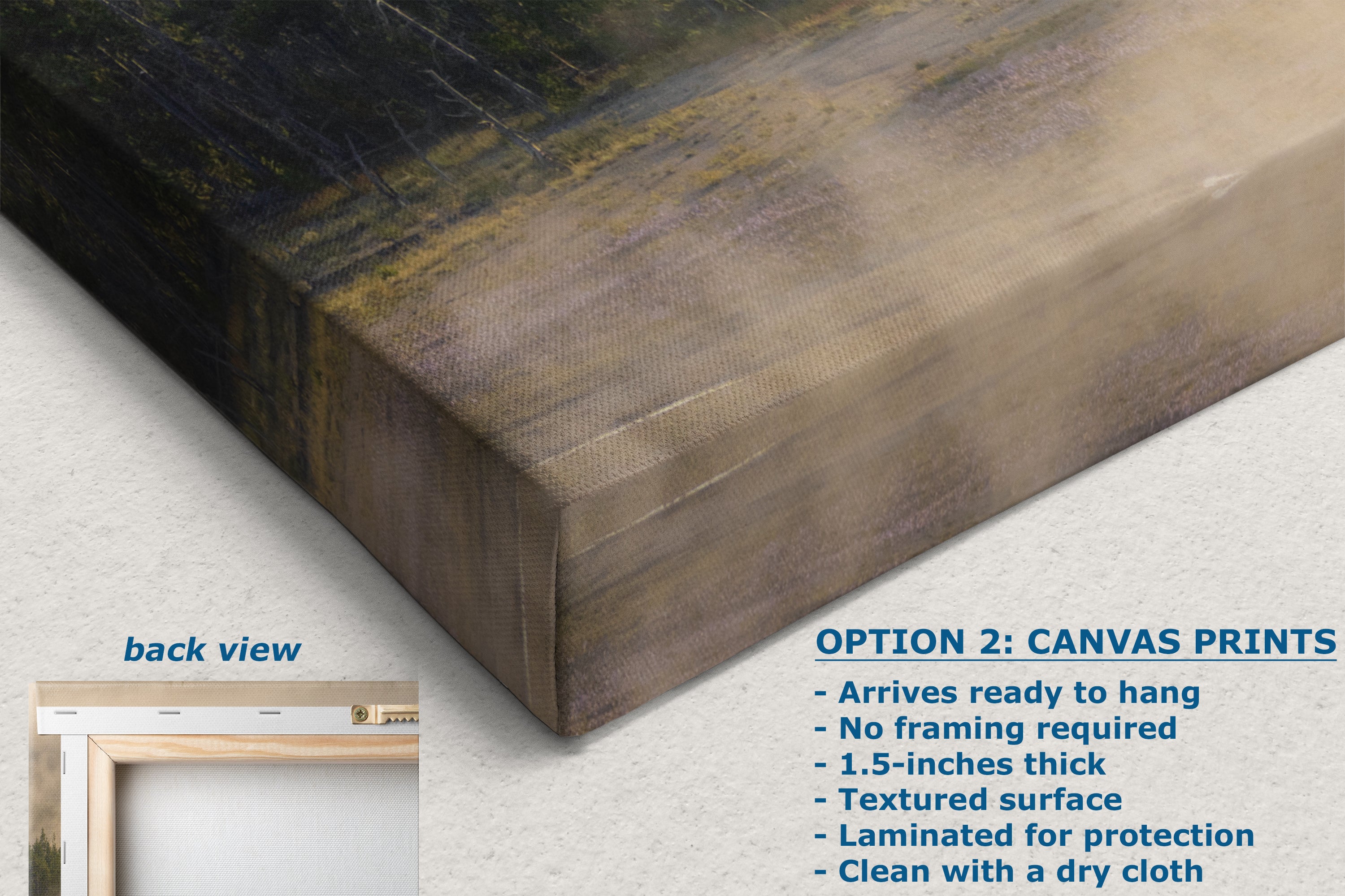 Foggy Forest Picture Forest Bathing Nature Photo, Yellowstone Misty Trees Wall Art, Cabin Decor, Canvas, Paper, Metal Prints