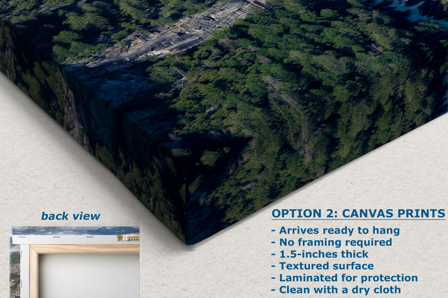 Yosemite Wall Art, Glacier Point Mountain Landscape Nature Photo