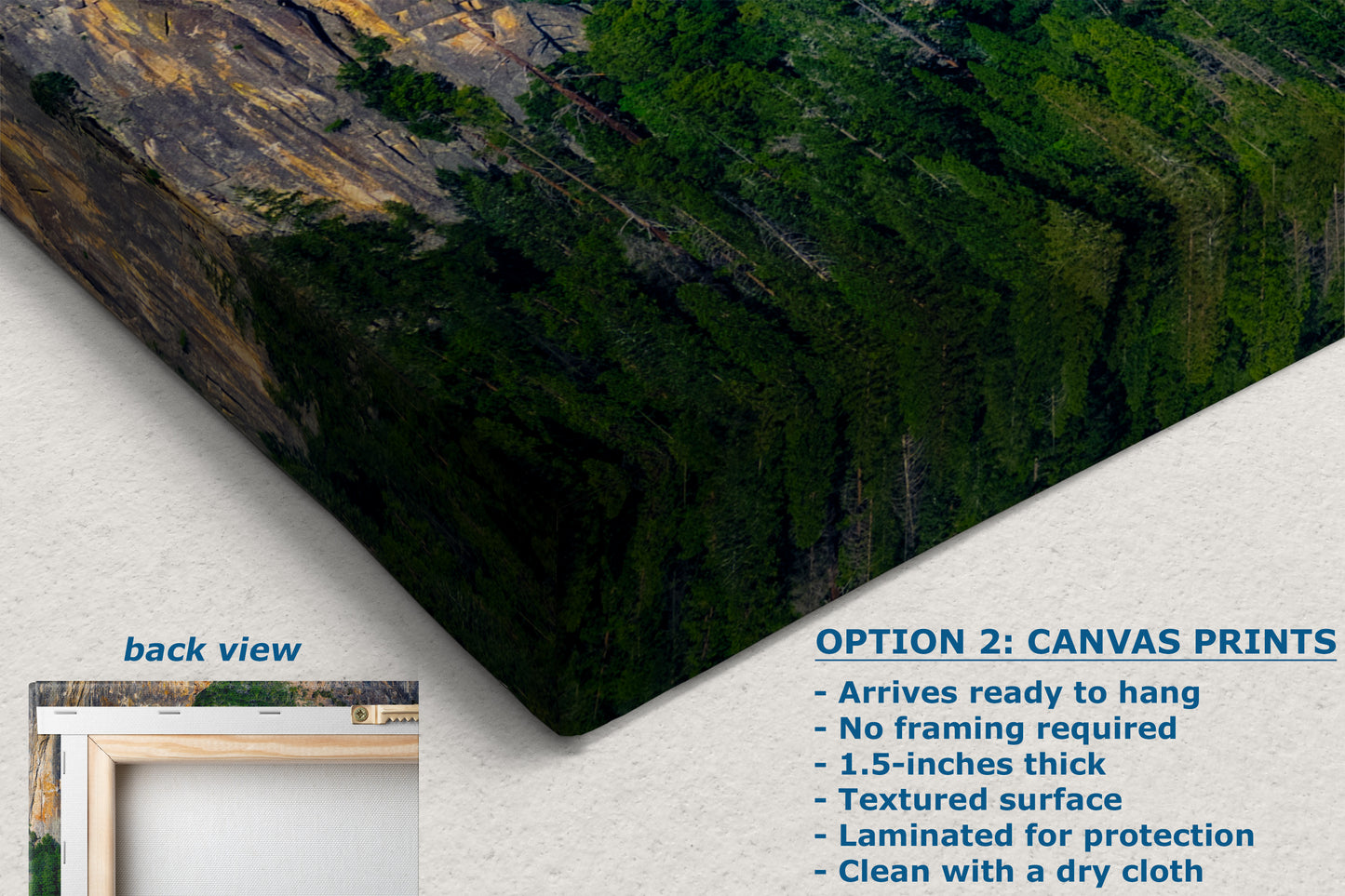 Bridalveil Falls Yosemite National Park Nature Photo Close Up, Relaxation Artwork Waterfall Picture for Meditation, Dorm Room, Office, and House Decor