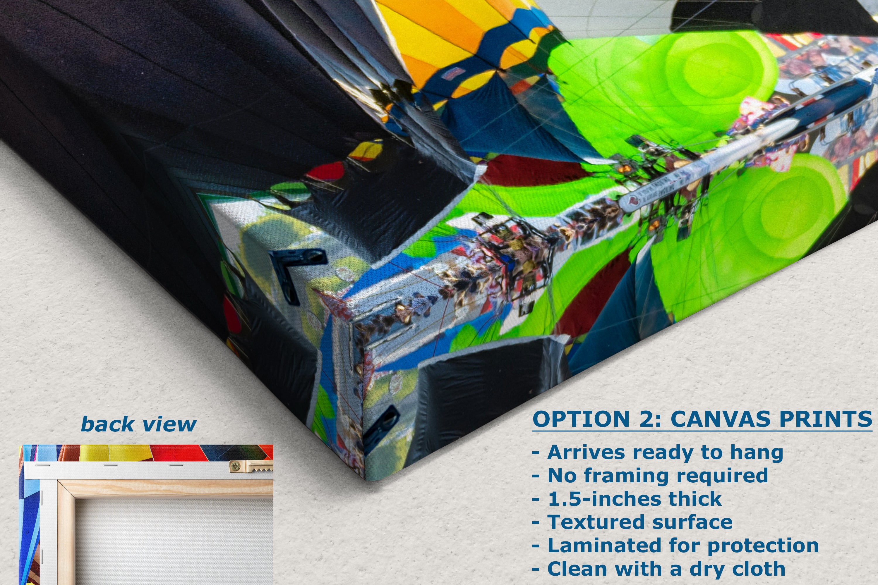 Hot Air Balloon Festival Mass Ascension Close Up | Albuquerque New Mexico Balloon Fiesta Wall Art | Office, Cubicle & House Decor