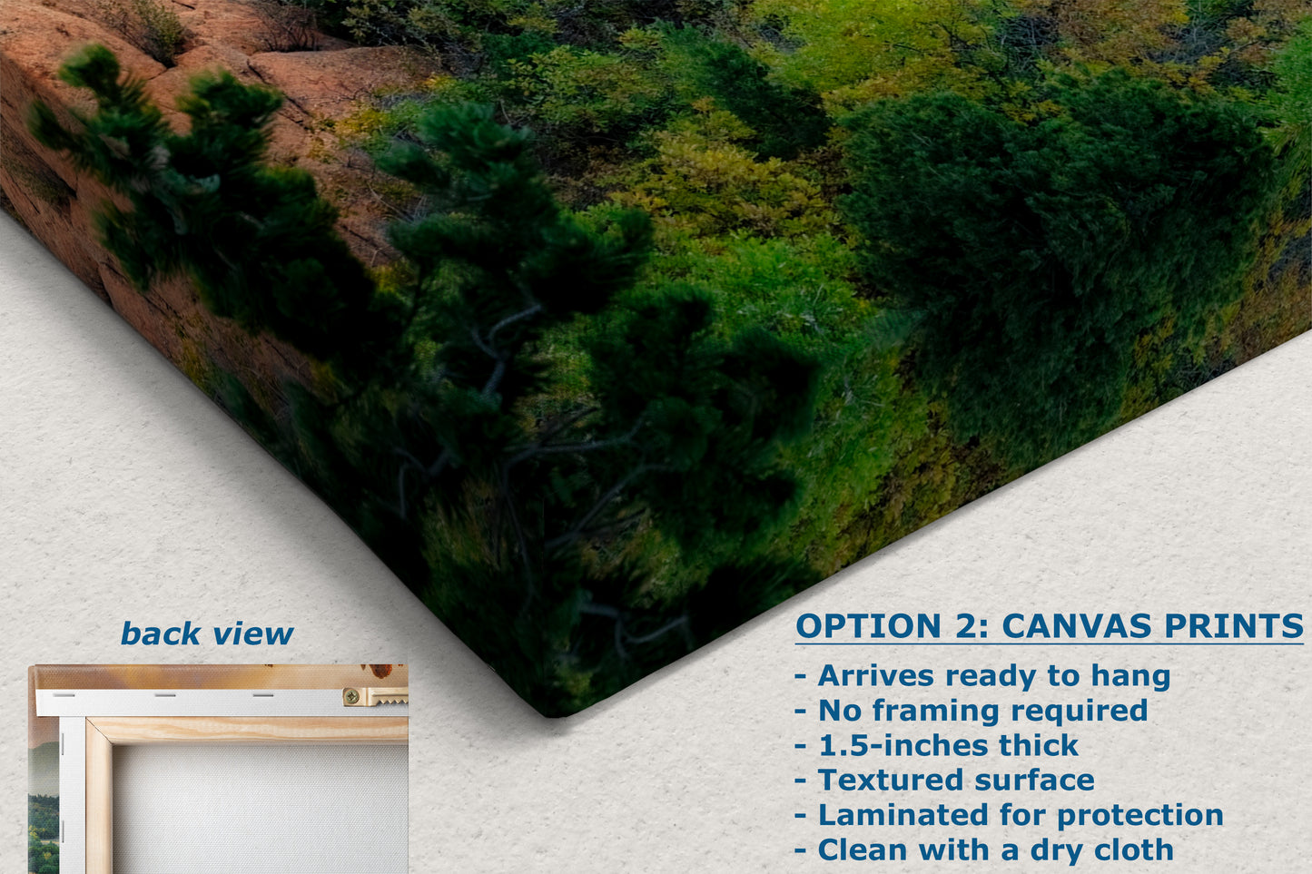 Garden of the Gods Colorado Mountain Picture Nature Photo, Rocky Mountain Relaxation Artwork for Meditation, Office, & House Decor