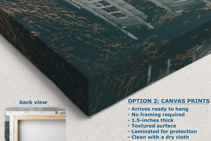 Hollywood Sign Los Angeles Skyline Retro Southern California Cityscape Urban Decor for Home or Office