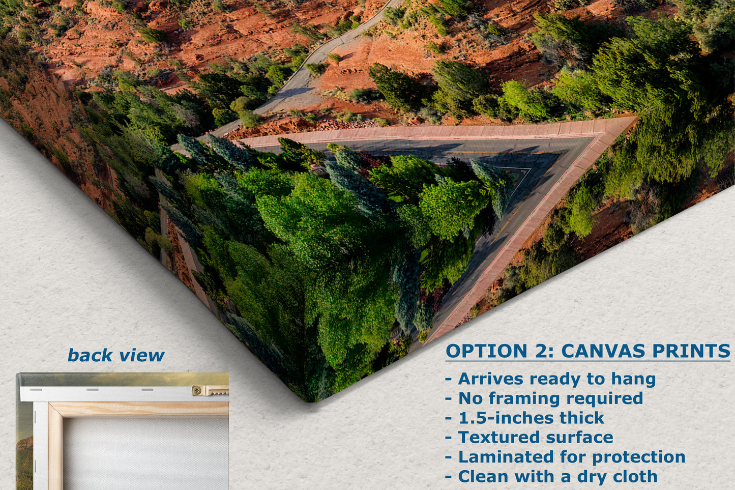 Chapel of the Holy Cross Sedona Arizona Desert Picture, Southwestern Wall Art, Catholic Church Decor, Canvas Print, Office or Home Wall Art