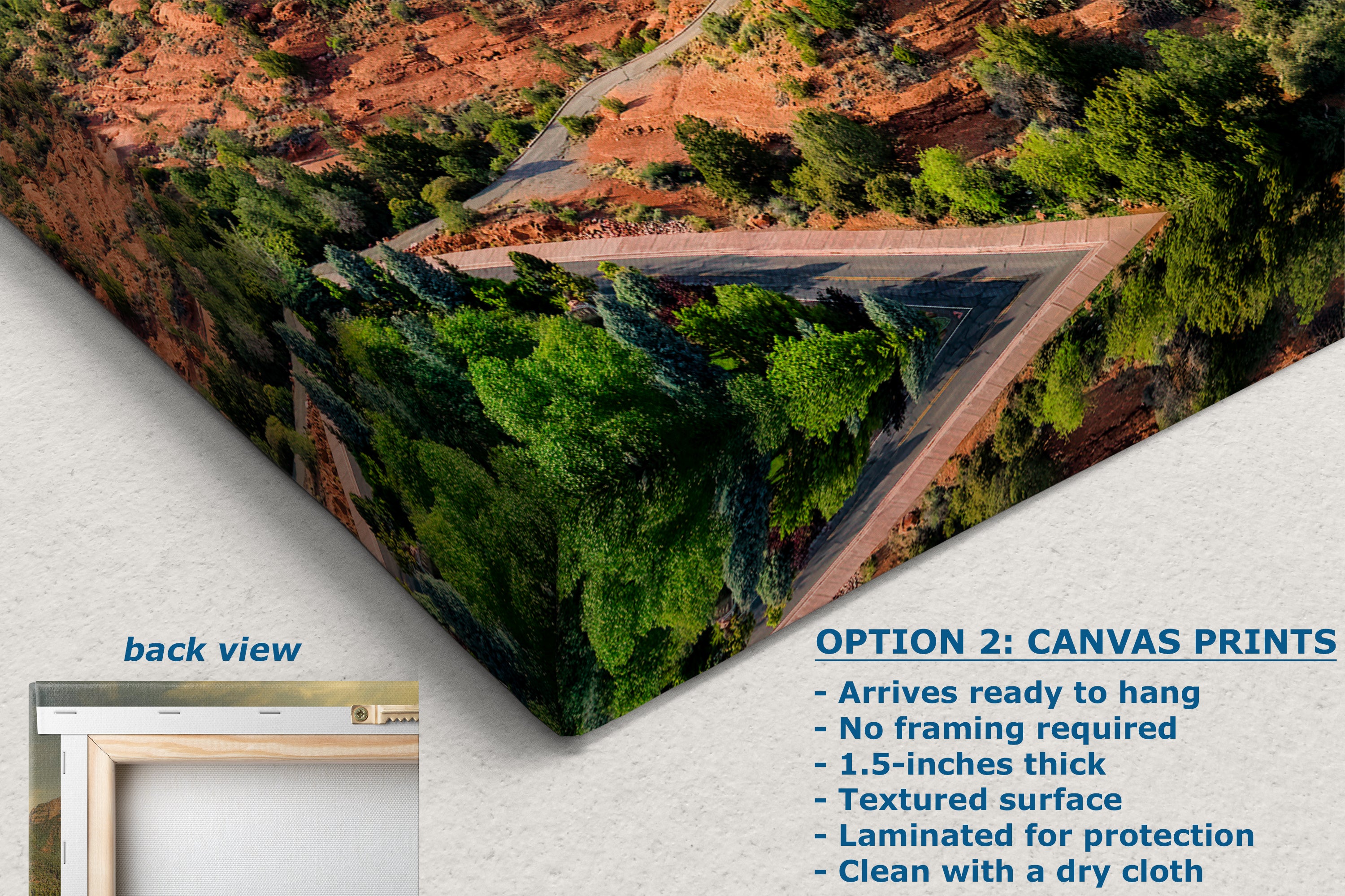 Chapel of the Holy Cross Sedona Arizona Desert Picture, Southwestern Wall Art, Catholic Church Decor, Canvas Print, Office or Home Wall Art