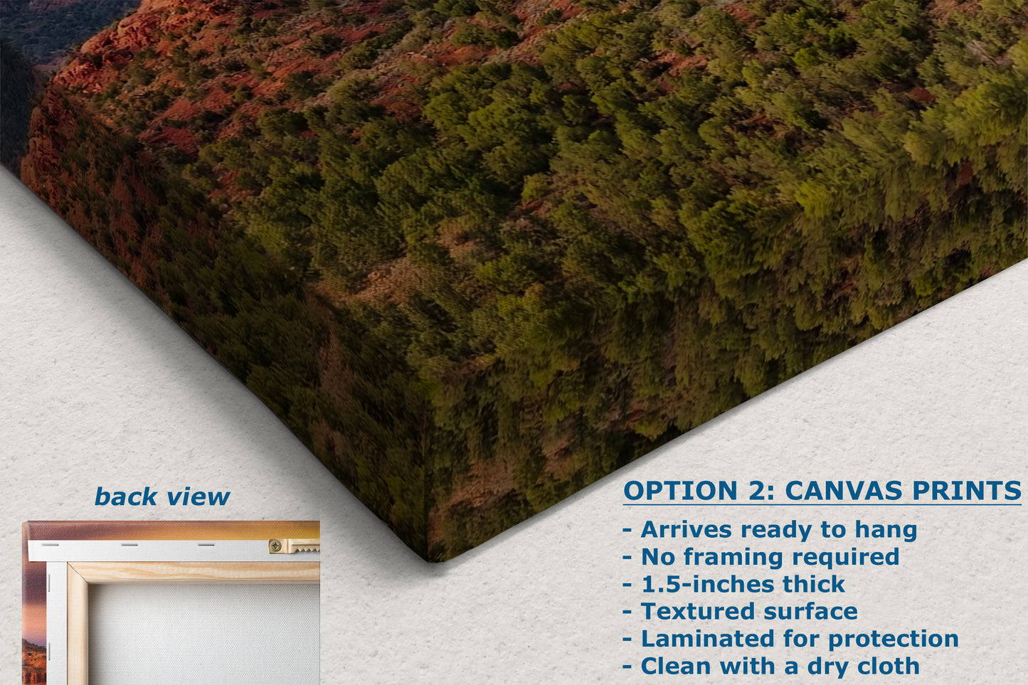 Cathedral Rock Sunset, Sedona Arizona Desert Picture Nature Photo Relaxation Artwork for Meditation, Office, and House Decor