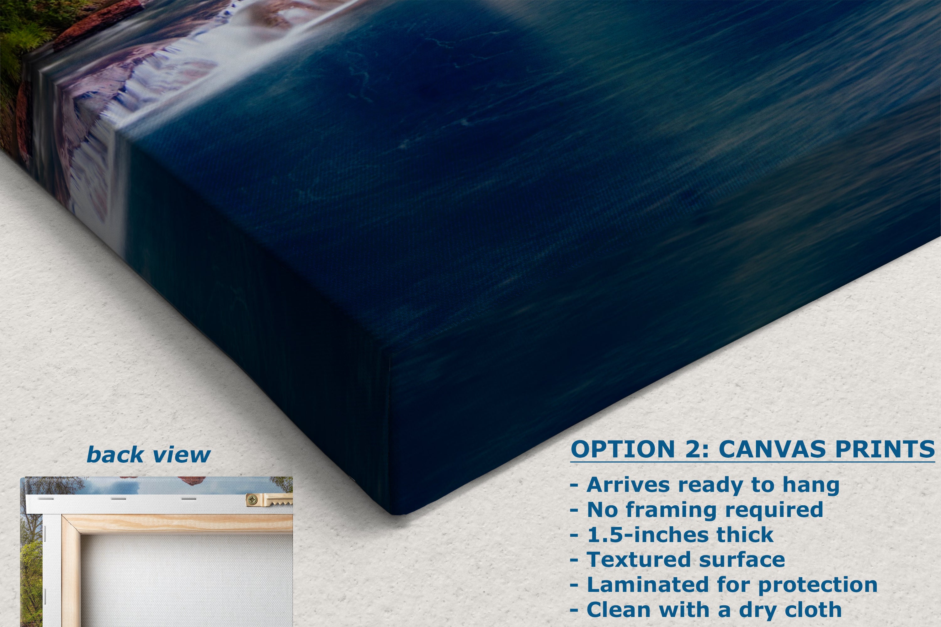 Cathedral Rock with Oak Creek, Sedona Arizona Desert Picture Nature Photo Relaxation Artwork for Meditation, Office, and House Decor