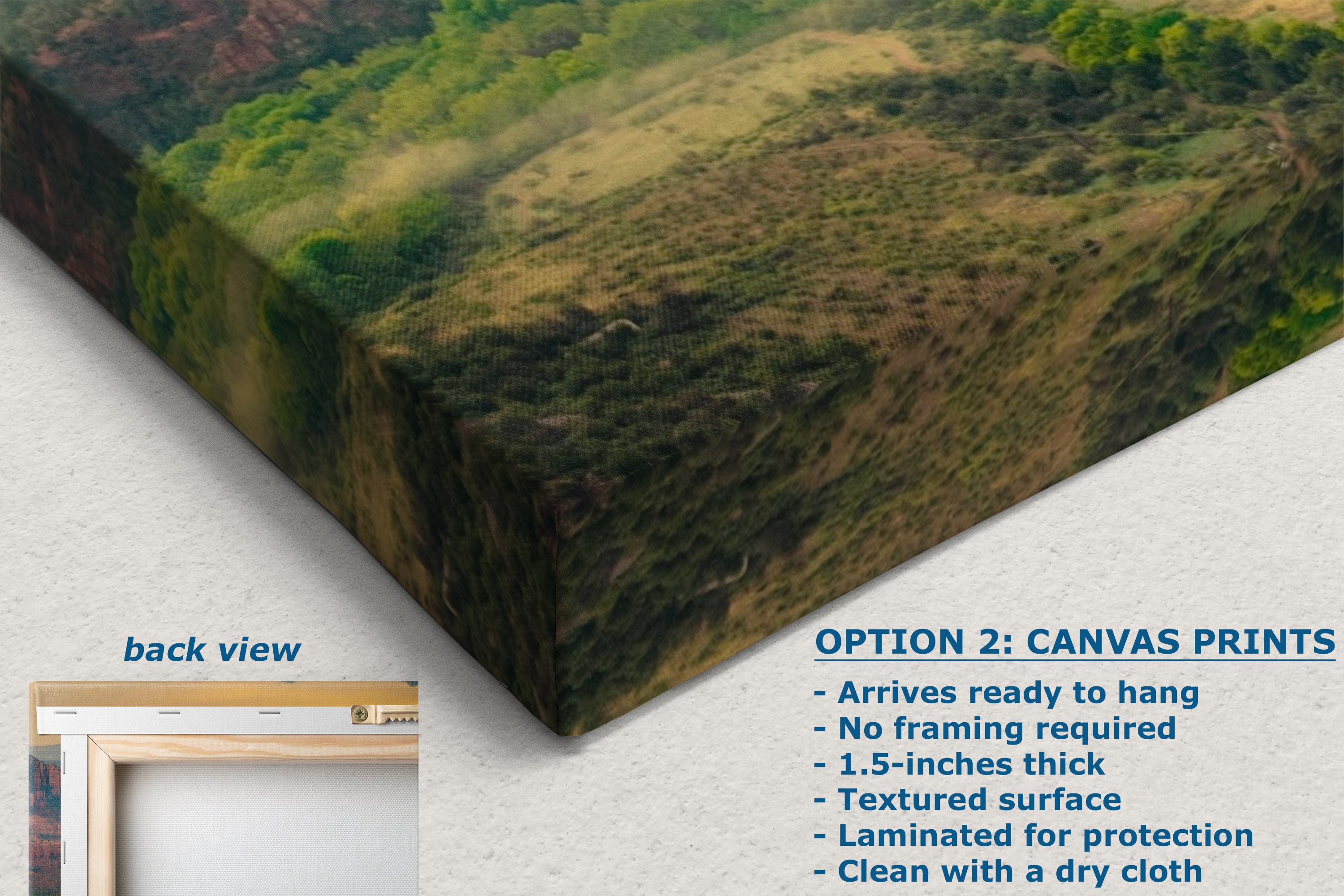 Cathedral Rock Aerial Sunrise, Sedona Arizona Desert Picture Nature Photo Relaxation Artwork for Meditation, Office, and House Decor