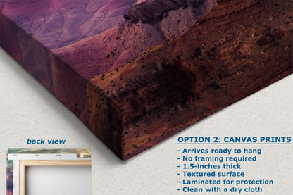 Grand Canyon National Park, Red Rock Arizona Desert Picture Nature Photo, Bohemian Style Relaxation Artwork for Meditation, Apartment, Office & House Decor