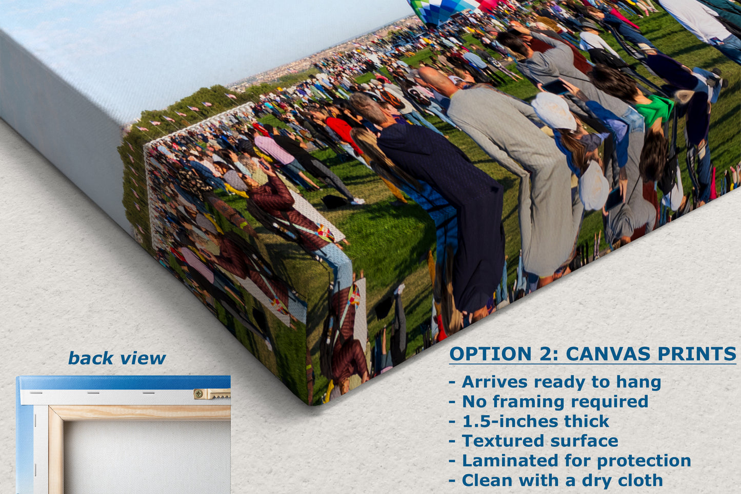 Hot Air Balloon Festival Mass Ascension Panorama Photo | Albuquerque New Mexico Balloon Fiesta Wall Art | Office, Cubicle & House Decor