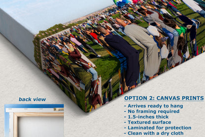 Hot Air Balloon Festival Mass Ascension Panorama Photo | Albuquerque New Mexico Balloon Fiesta Wall Art | Office, Cubicle & House Decor