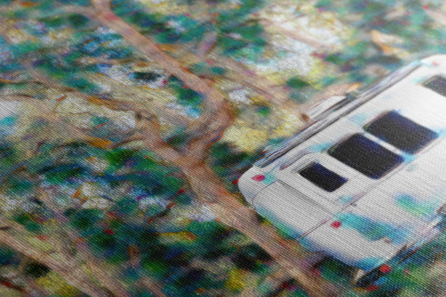 Airstream with Coast Live Oak Camping Decor