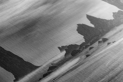 Cannon Beach Oregon Coast Ocean Picture Nature Photo, Black and White Haystack Rocks, Coastal Beach House Decor for Ocean Lovers