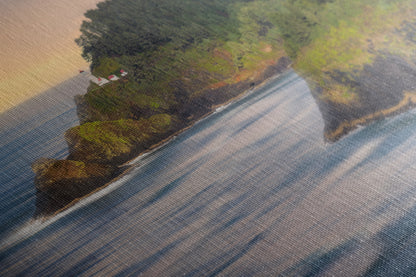 Haceta Head Lighthouse Picture, Oregon Coastline Ocean Picture, Pacific Northwest Beach Photo Framed Coastal Decor for Ocean Lovers