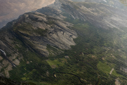 Glacier Point Yosemite National Park Nature Photo Relaxation Artwork, Sierra Nevada Scenic Picture for Meditation, Office, and House Decor