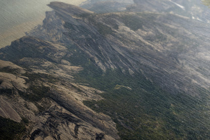 Glacier Point Yosemite National Park Nature Photo Relaxation Artwork of Half Dome for Meditation, Office, and House Decor