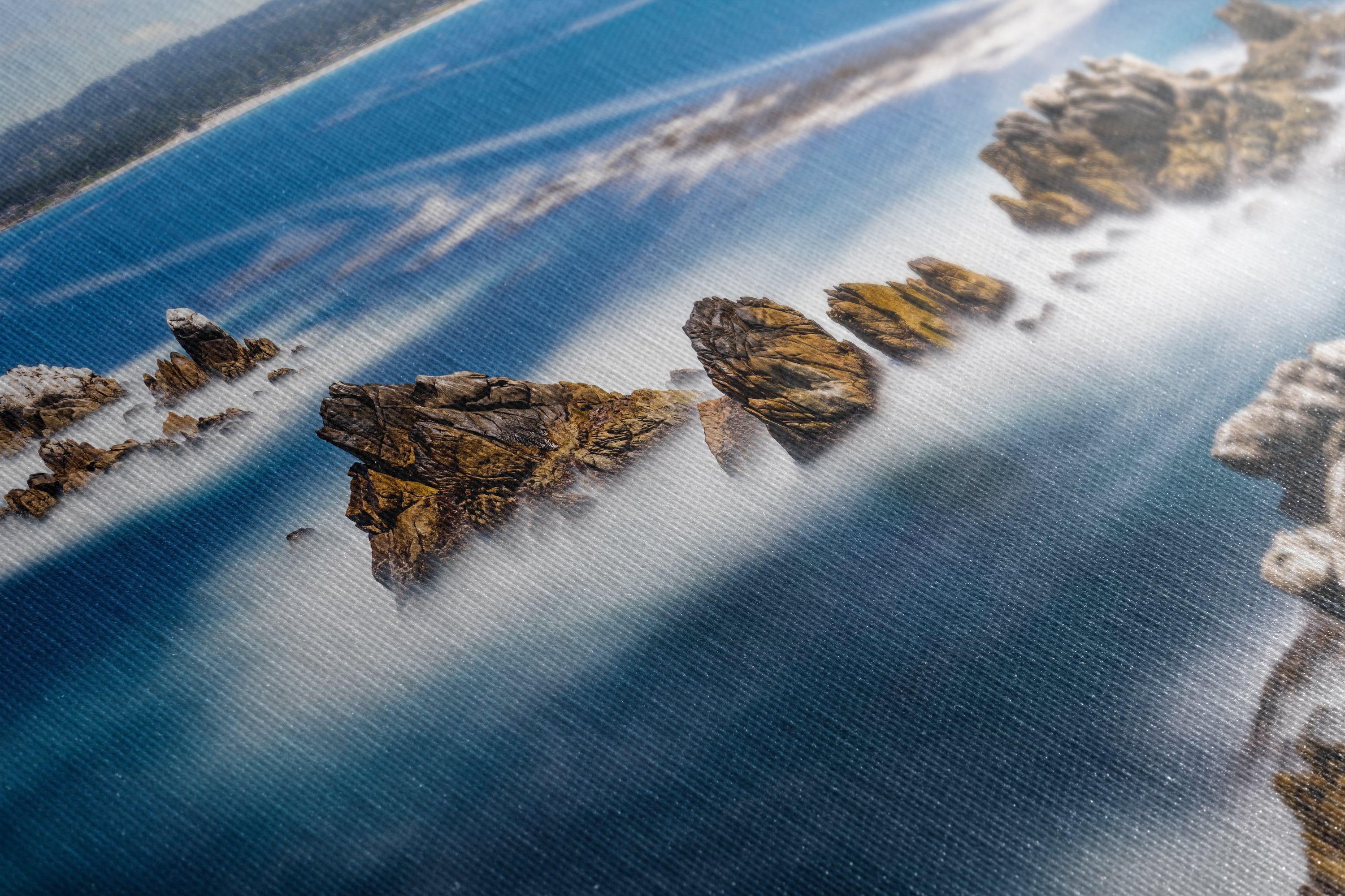 Point Lobos Shoreline, Carmel California Coastline Ocean Picture, Relaxation Artwork Nature Photo for Meditation, Office, Dorm, House Decor