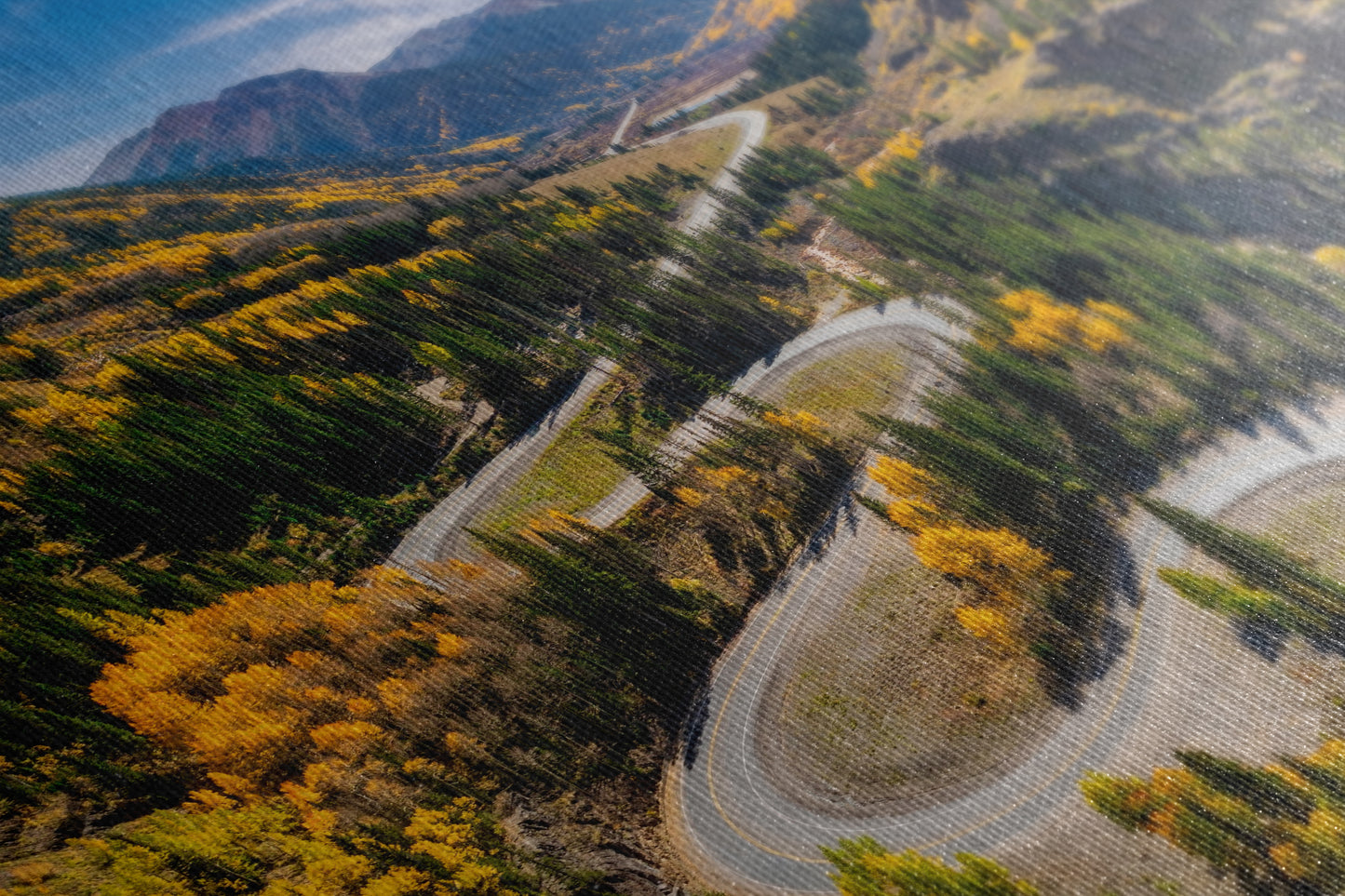 Colorado San Juan Mountain Picture, Fall Colors Aspen Trees Forest, Million Dollar Highway Nature Photo for Relaxation Artwork, Meditation and House Decor