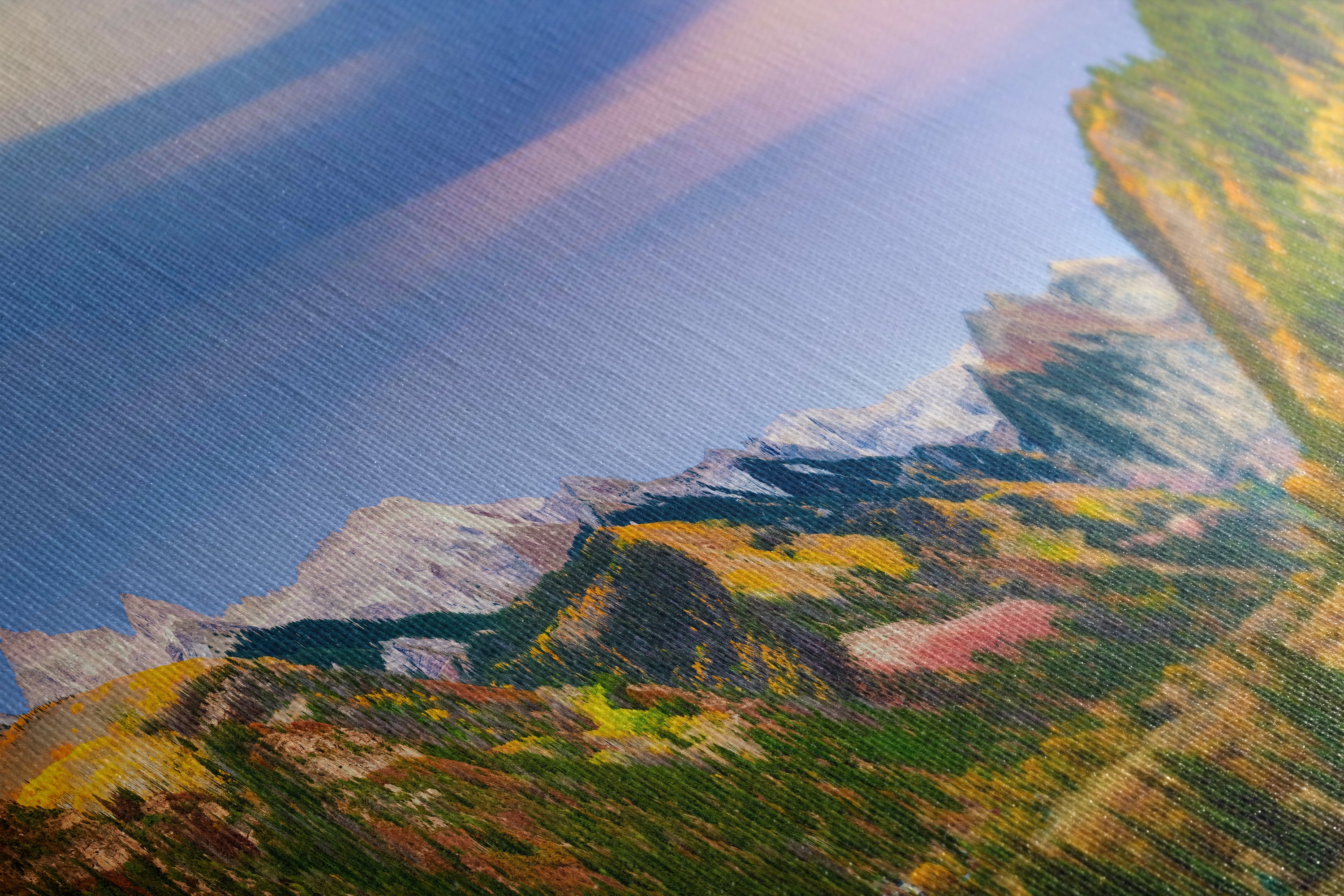 Telluride Colorado San Juan Mountain Picture, Fall Colors Aspen Trees Forest Picture Nature Photo for Relaxation Artwork, Meditation and House Decor