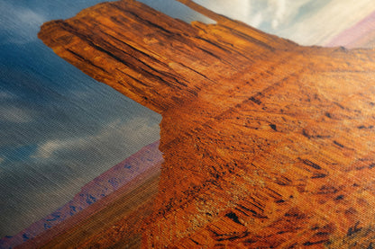 Monument Valley Arizona Desert Picture Nature Photo, Bohemian Style Relaxation Artwork for Meditation, Apartment, Office & House Decor