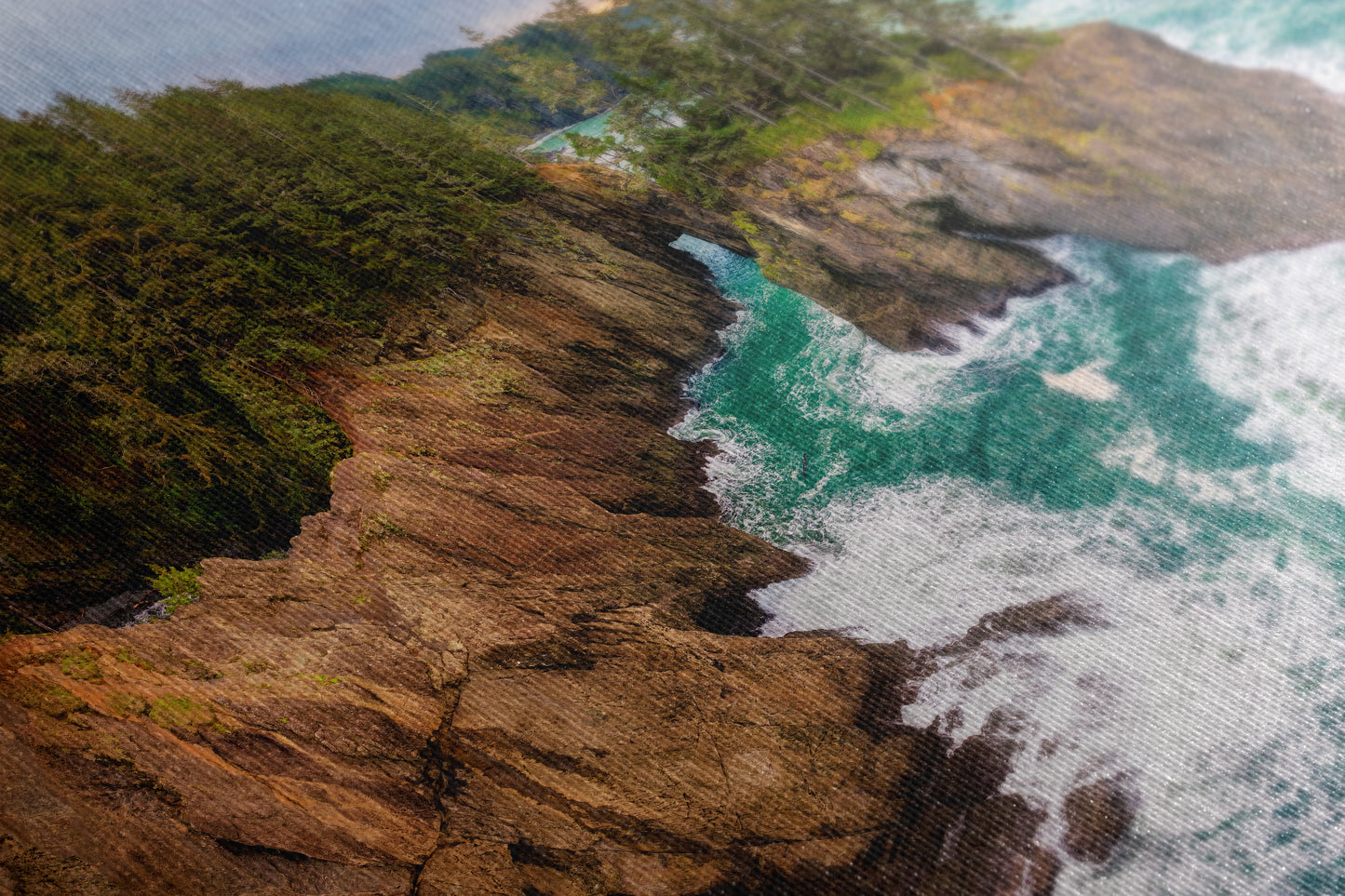 Oregon Coast Ocean Picture - Breathtaking Pacific Northwest Nature Photo for Relaxation, Meditation and Stylish Decor