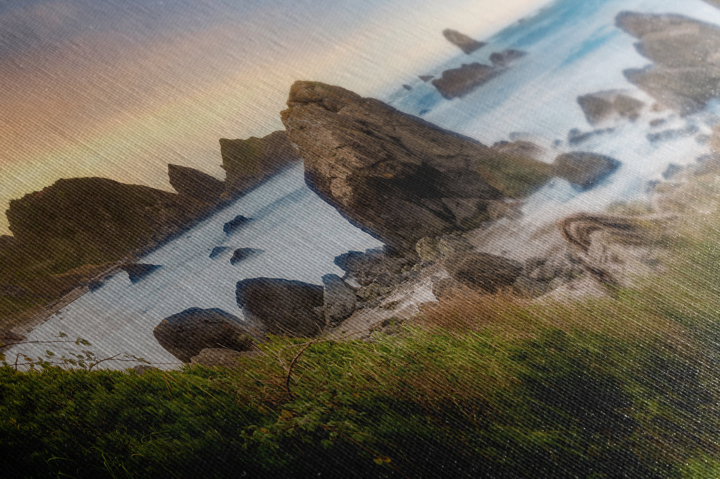 Lone Ranch Beach Oregon Coast Ocean Picture, Pacific Northwest Nature Photo Relaxation Artwork for Meditation, Apartment, Office & House Decor