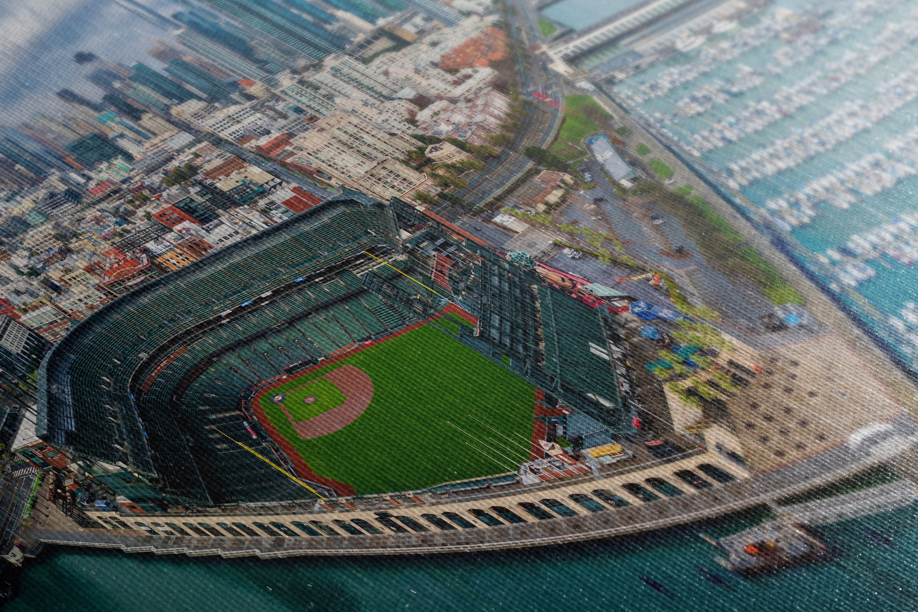 San Francisco Giants Baseball Stadium, Oracle Park Canvas Print