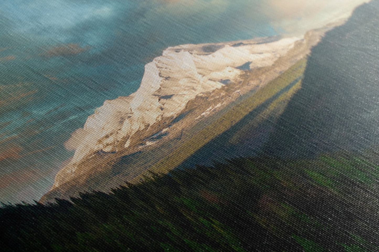 Mount Shasta Mountain Picture Nature Photo, California Mountain Relaxation Artwork for Meditation, Office, Apartment and House Decor