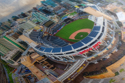 Petco Park Wall Art, San Diego Padres Skyline Print, MLB Stadium Decor