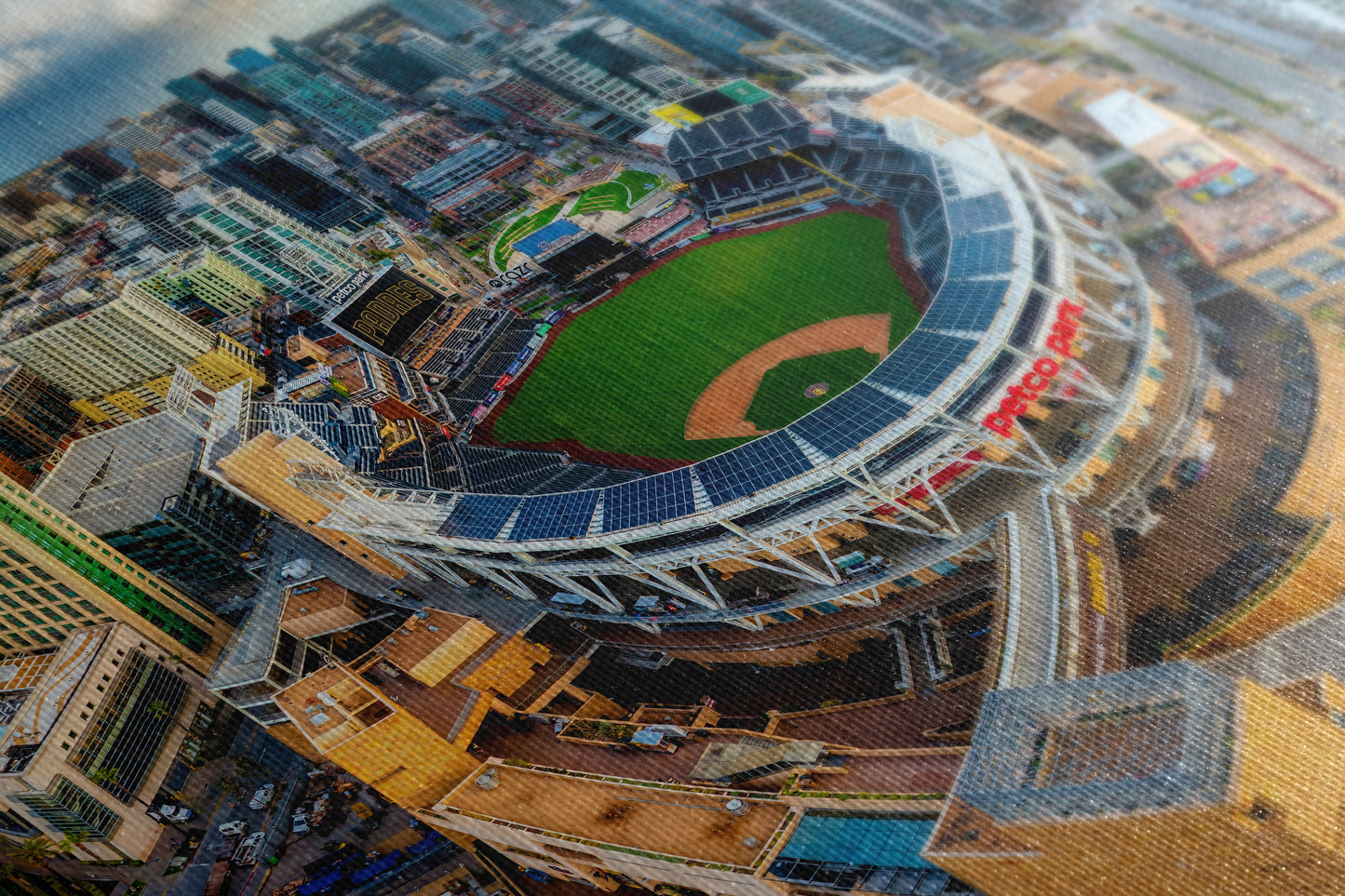 San Diego Padres Art, Petco Park Print MLB Stadium Baseball Fan Decor