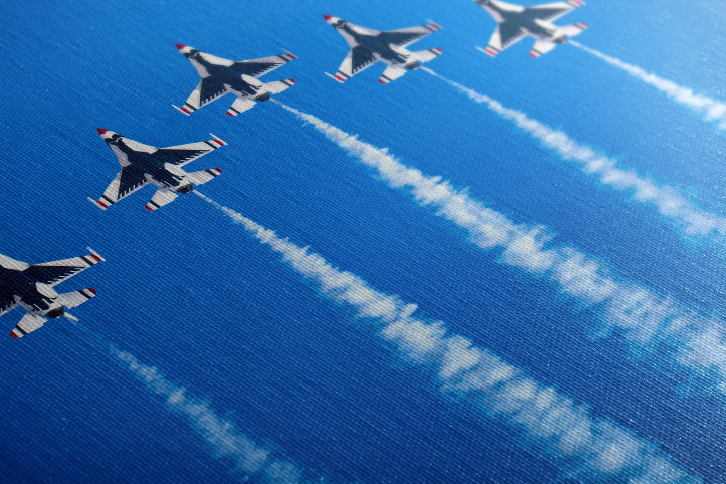 US Airforce Thunderbirds F-16 Fighting Falcon Aviation Artwork, Military Jet Fighter Wall Decor, Aviation Photo, Man Cave or Garage Art