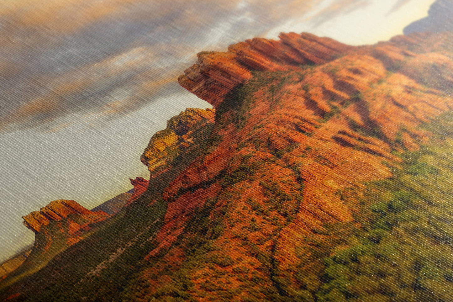 Cathedral Rock, Sedona Arizona Desert Picture Nature Photo Relaxation Artwork for Meditation, Office, and House Decor