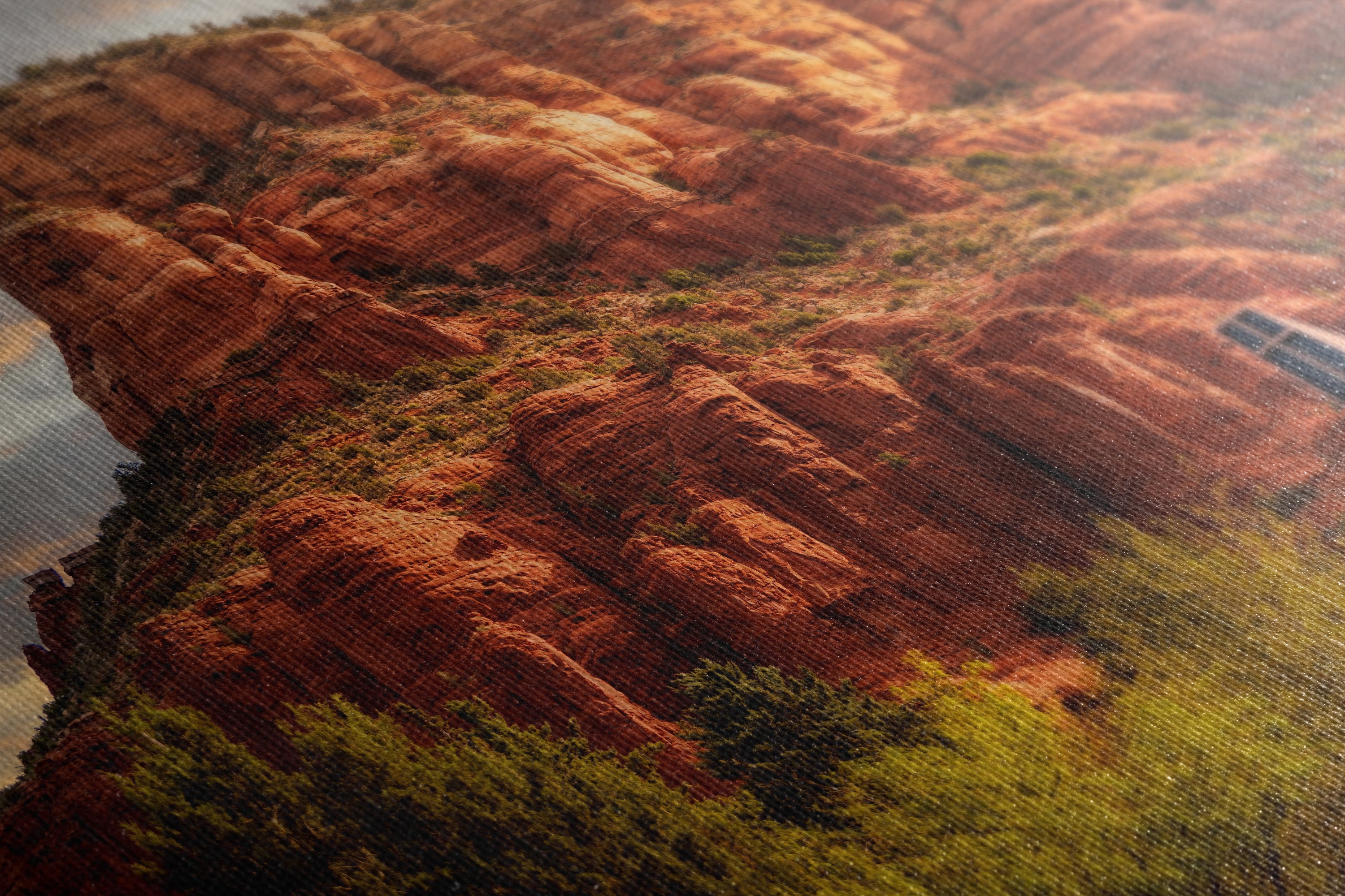 Chapel of the Holy Cross Sedona Arizona Desert Picture, Southwestern Nature Photo, Church and Canyon Photography, Canvas Print