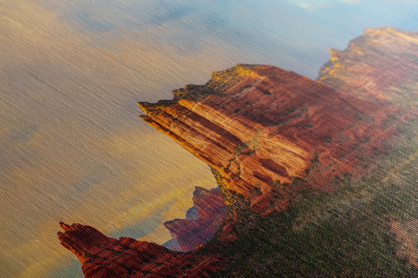 Courthouse Butte & Bell Rock Sedona Arizona Desert Picture, Southwestern Wall Art, Red Rock Scenic Nature Photo, House Decor Gift
