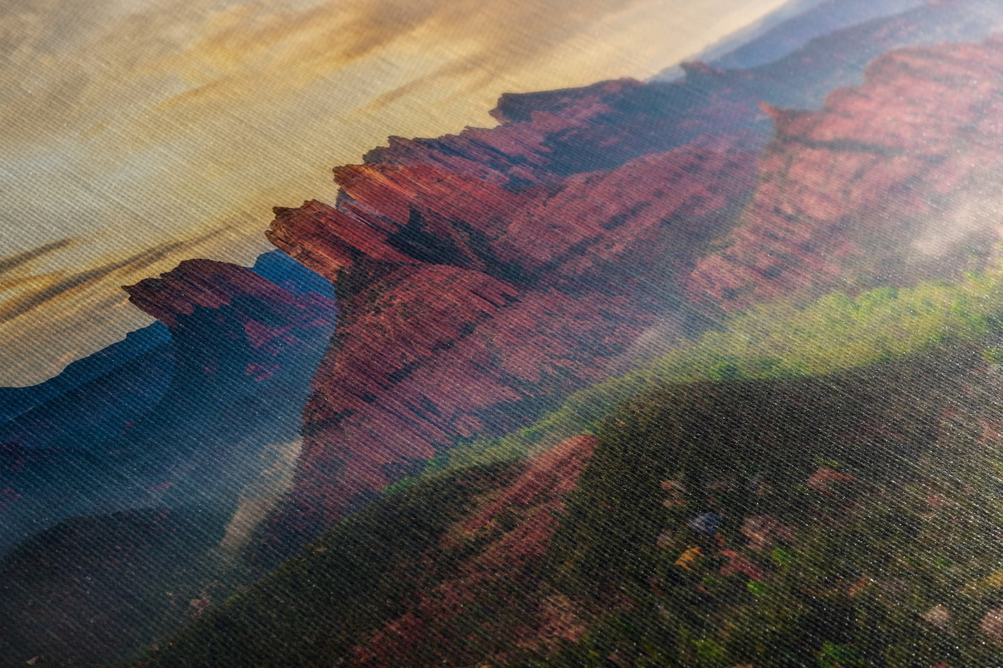 Cathedral Rock View, Sedona Arizona Desert Picture Nature Photo Relaxation Artwork for Meditation, Office, and House Decor