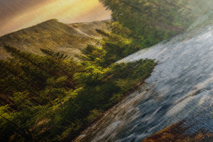 El Capitan Yosemite National Park Nature Photo with Merced River, Granite Mountain Picture Relaxation Artwork for Meditation, Dorm, Office, or House Decor