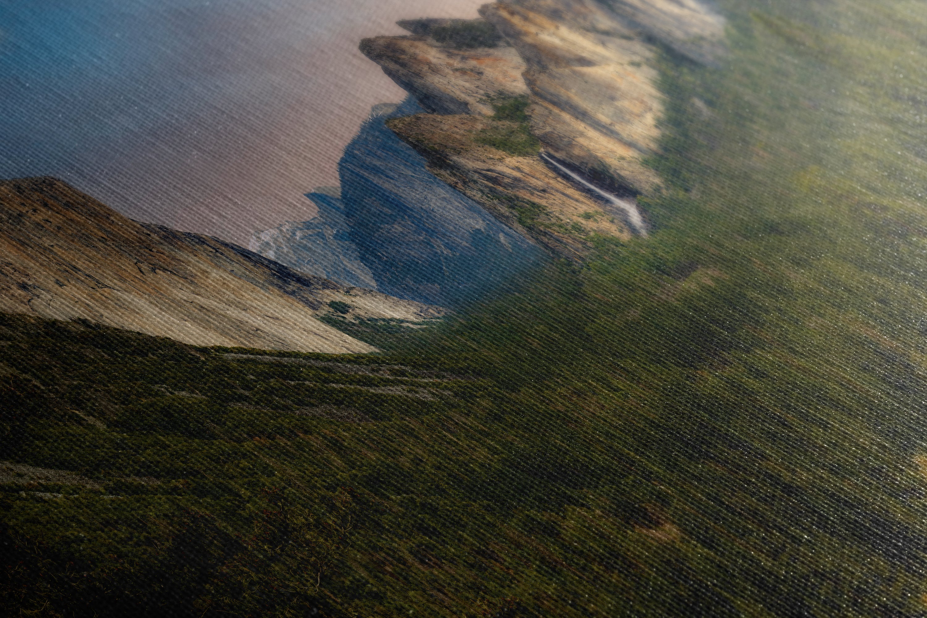 Yosemite National Park Mountain Picture Nature Photo Bohemian Relaxation Artwork for Meditation