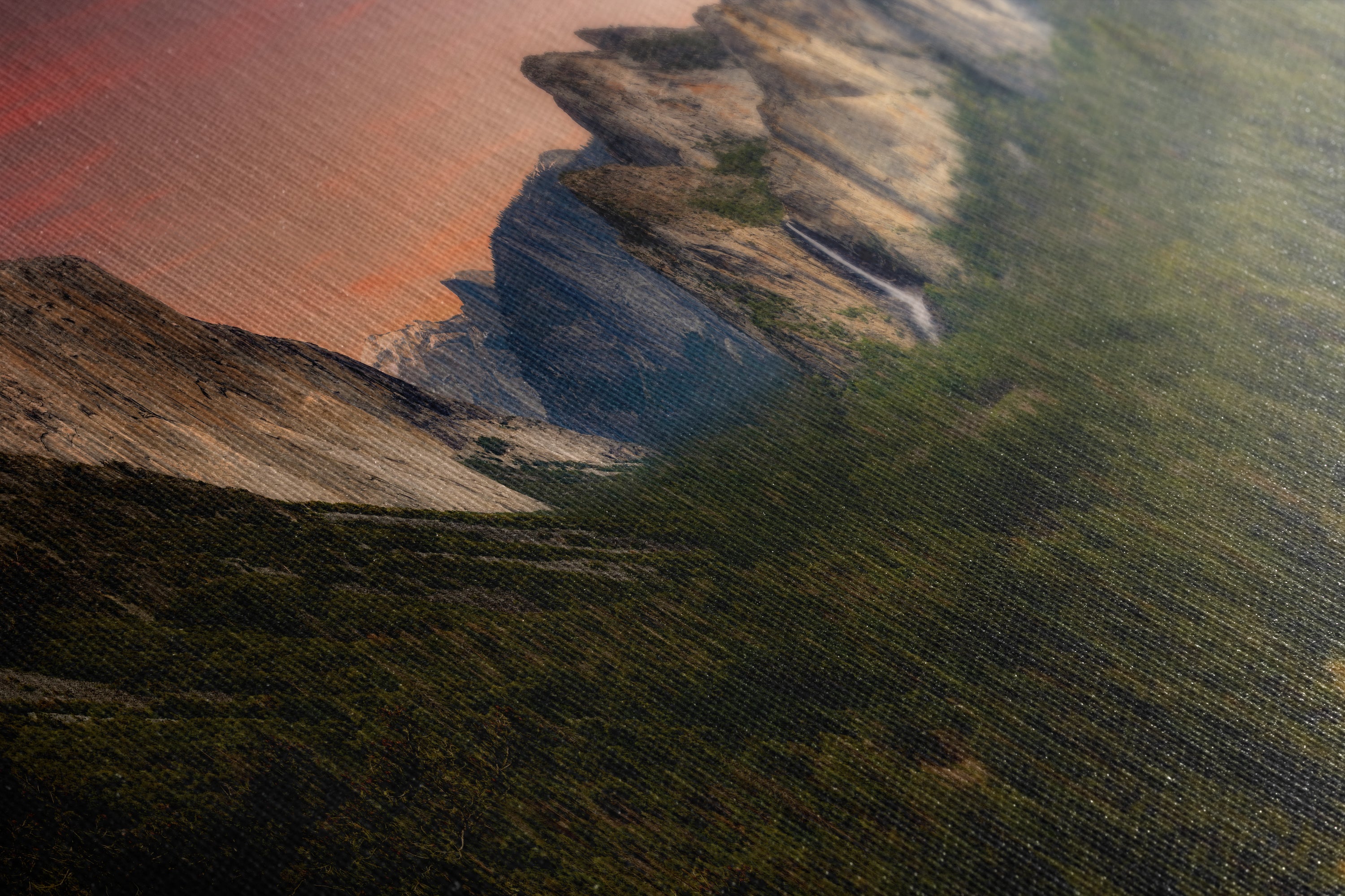 Yosemite National Park Mountain Picture Nature Photo Bohemian Relaxation Artwork for Meditation