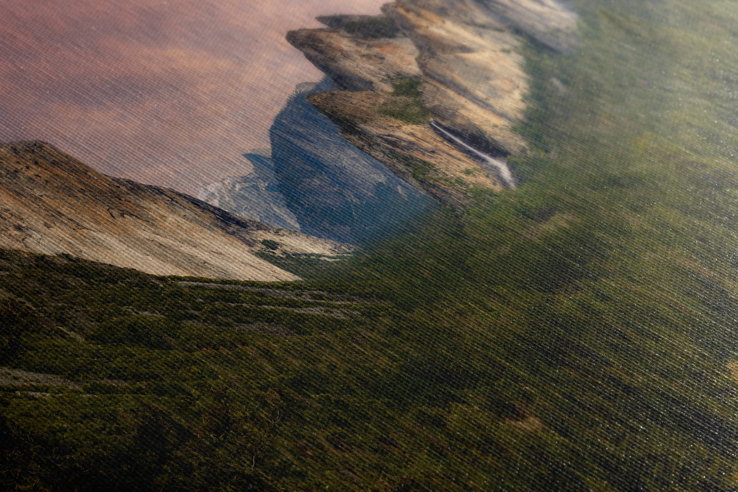 Yosemite National Park Mountain Picture Nature Photo Bohemian Relaxation Artwork for Meditation