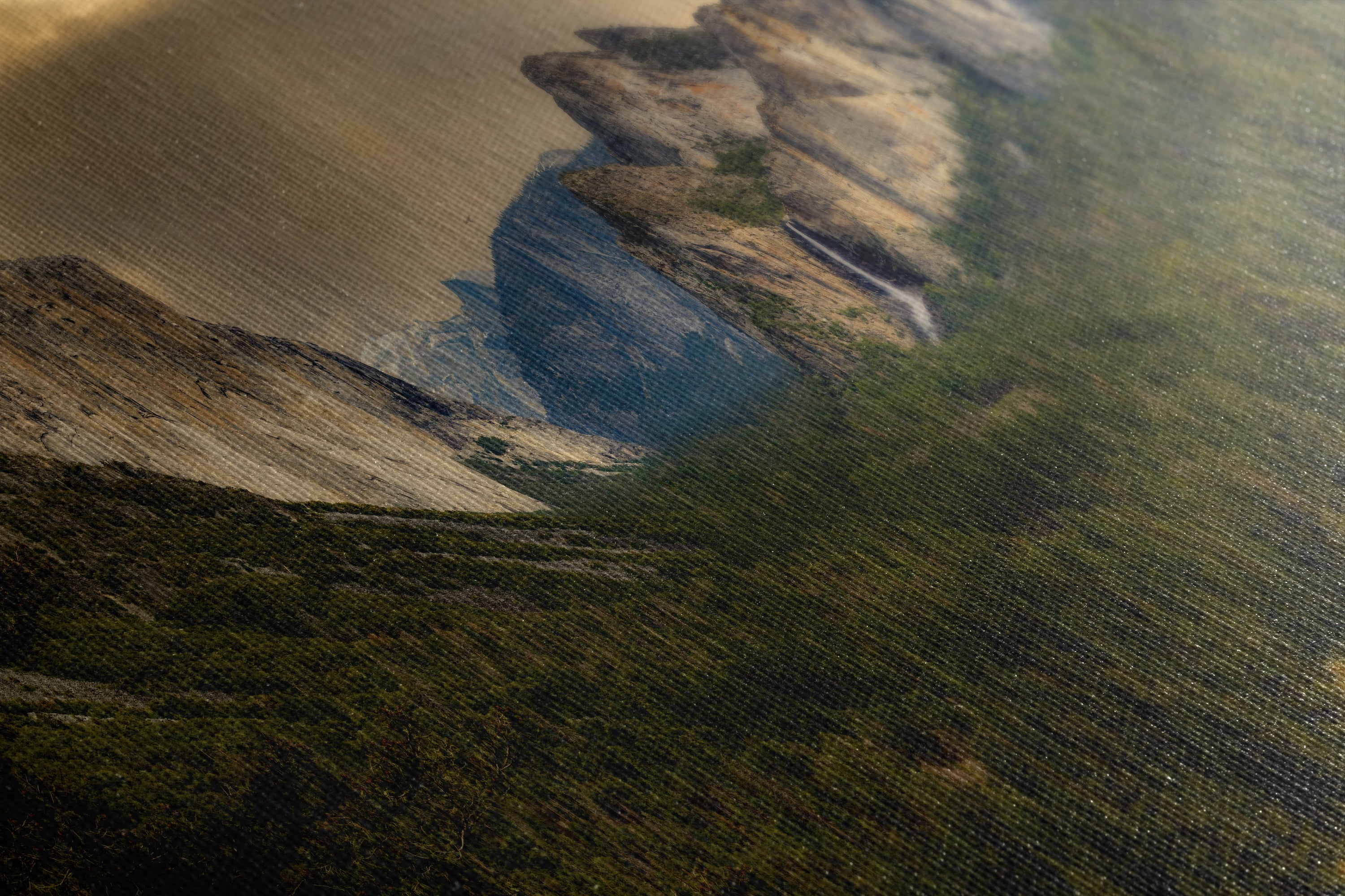 Yosemite National Park Mountain Picture Nature Photo Bohemian Relaxation Artwork for Meditation
