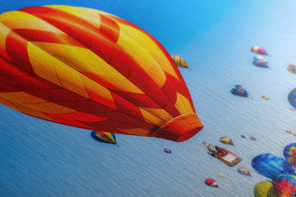 Hot Air Balloon Festival Mass Ascension | Albuquerque New Mexico Balloon Fiesta Wall Art | Office, Cubicle & House Decor